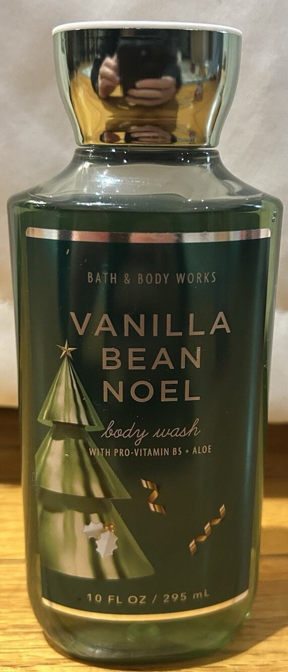 New Bath & Body Works Vanilla Bean Noel 10 fl oz Body Wash